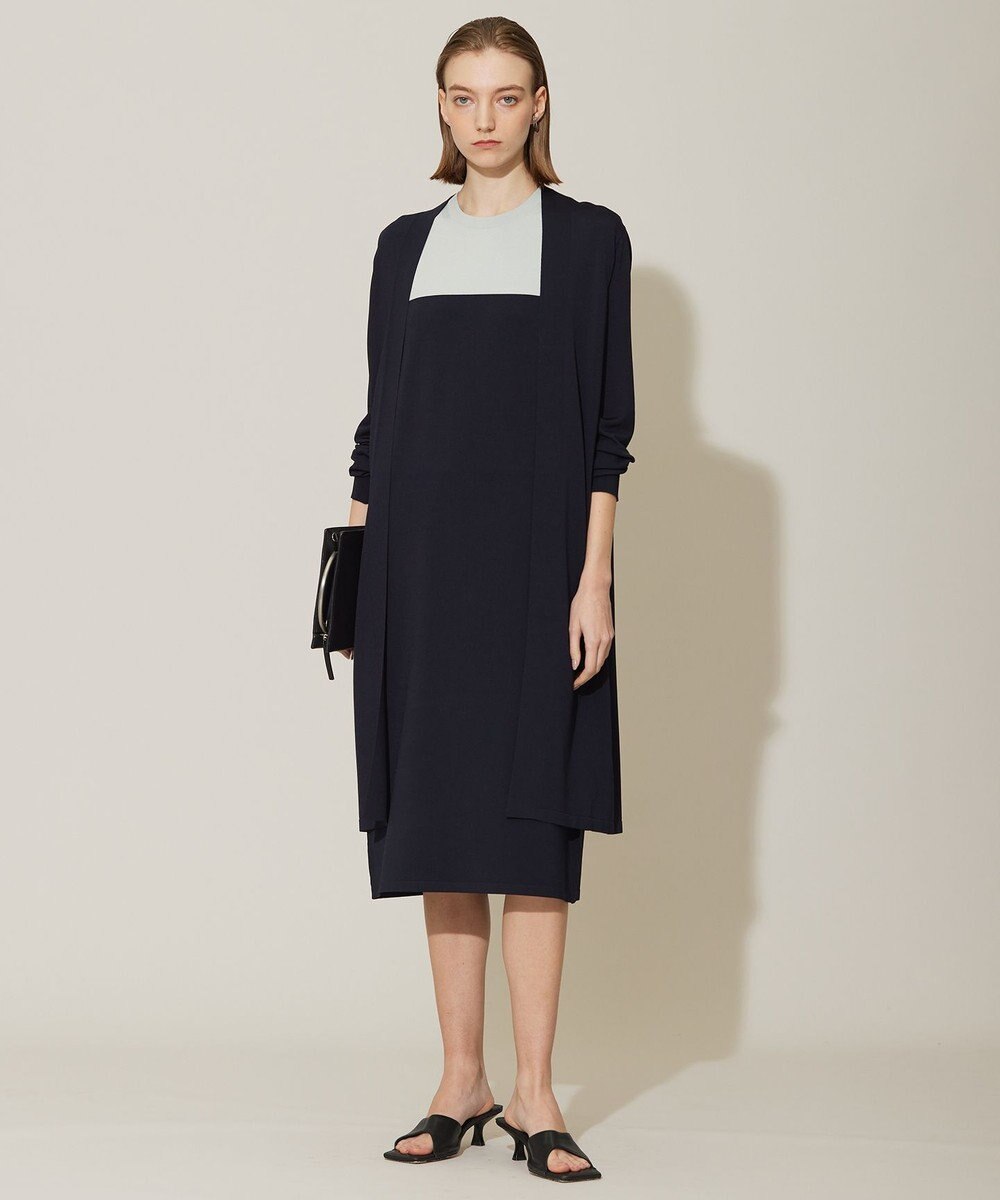 ICB L 【WEB限定カラーあり・接触冷感・UVケア・洗える】 シンセティックハイゲージ ワンピース 