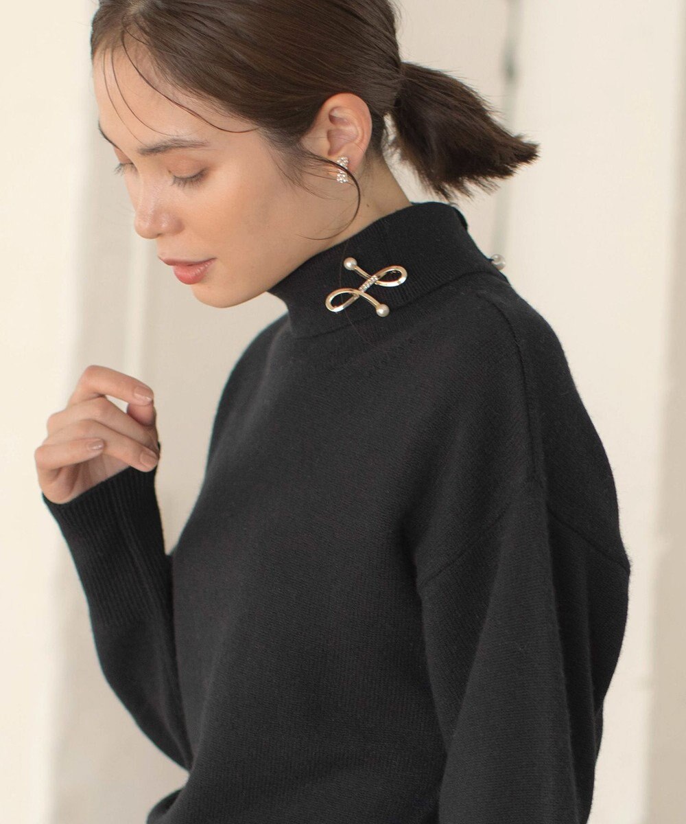 組曲 ウェーブラインブローチ 