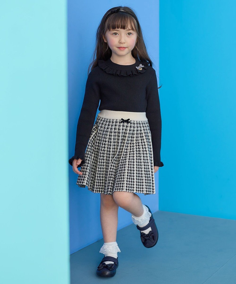 ANY KIDS しあわせタッチ ニット スカート 