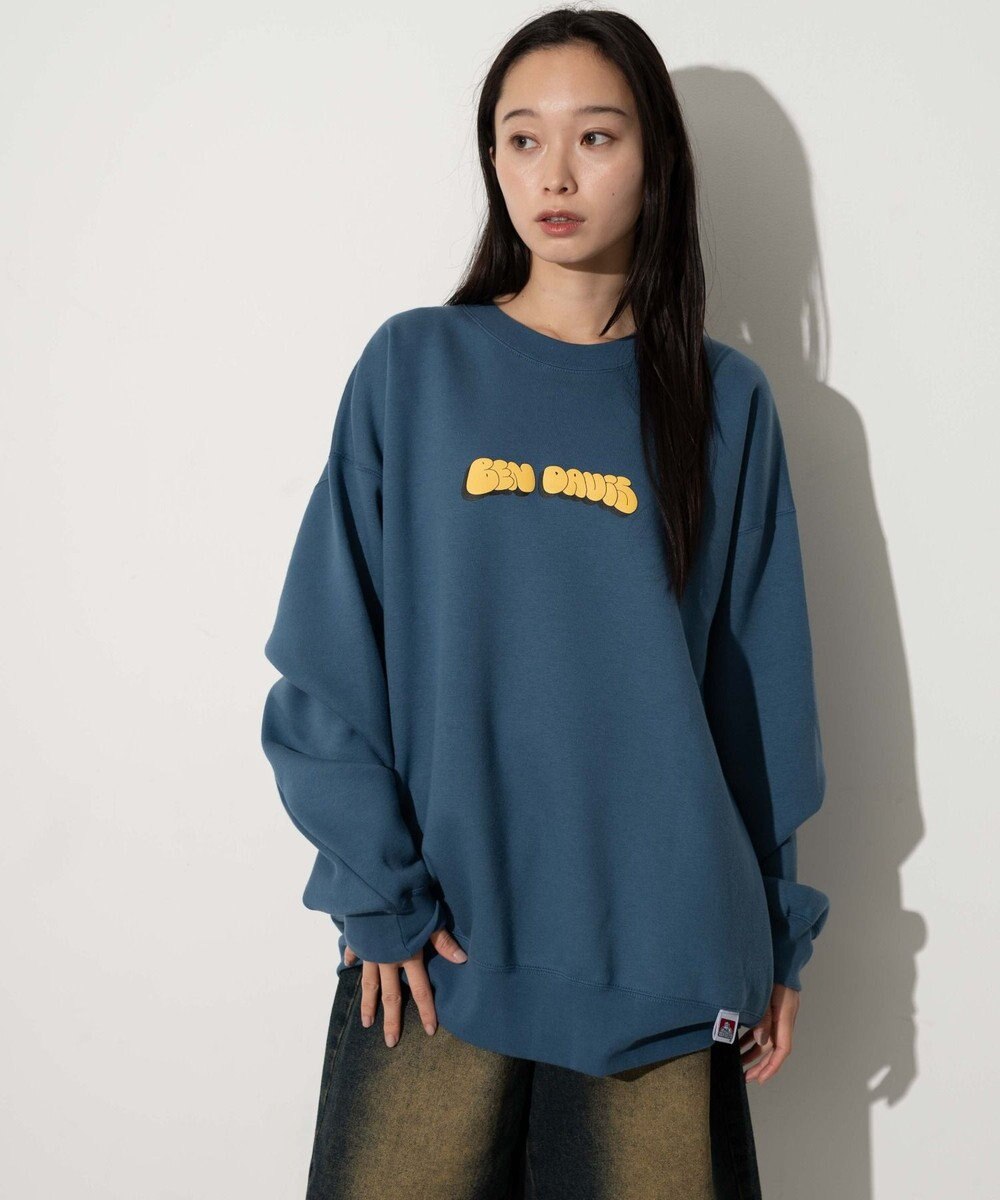 WEGO 【ユニセックス着用ITEM/MLサイズ展開/裏起毛】別注BENDAVISプランプロゴプルオーバー 