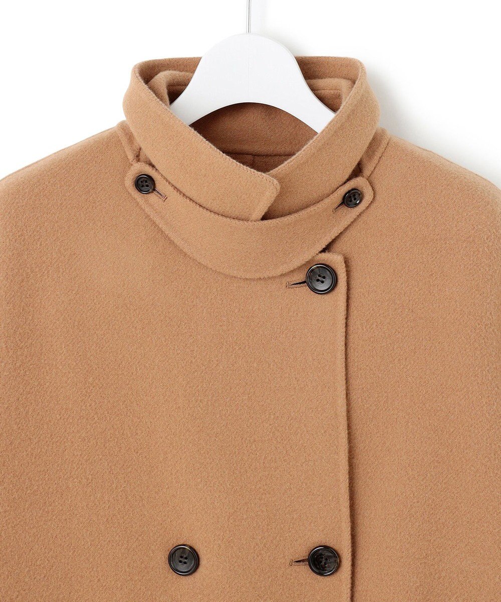 23区 S 【見上愛さん着用/Oggi12月号掲載】ウールライトリバー ポンチョシルエット コート 