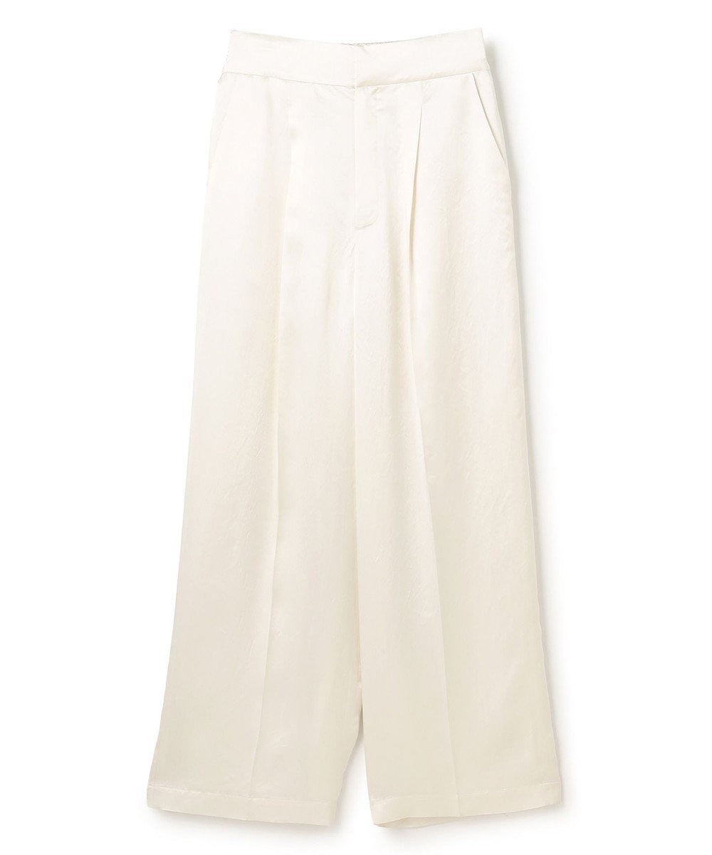 uncrave アセテートヴィンテージサテン ワイドパンツ 