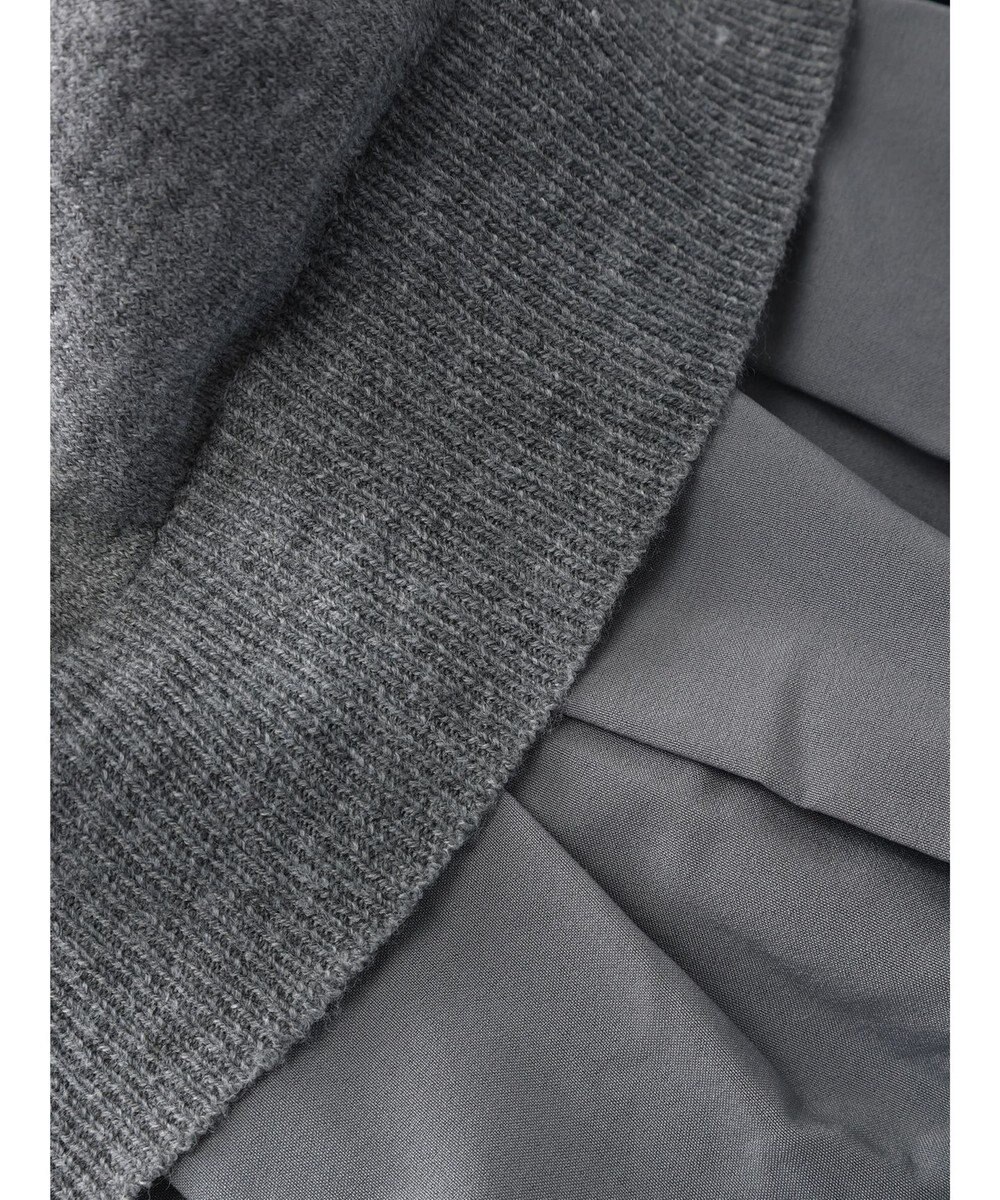 earth music&ecology プリーツドッキングカーディガン 