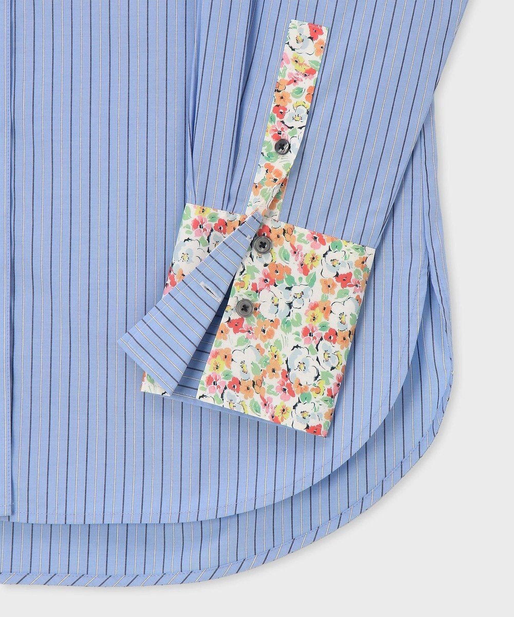 Paul Smith Garden Floral スタンドカラー 長袖シャツ 