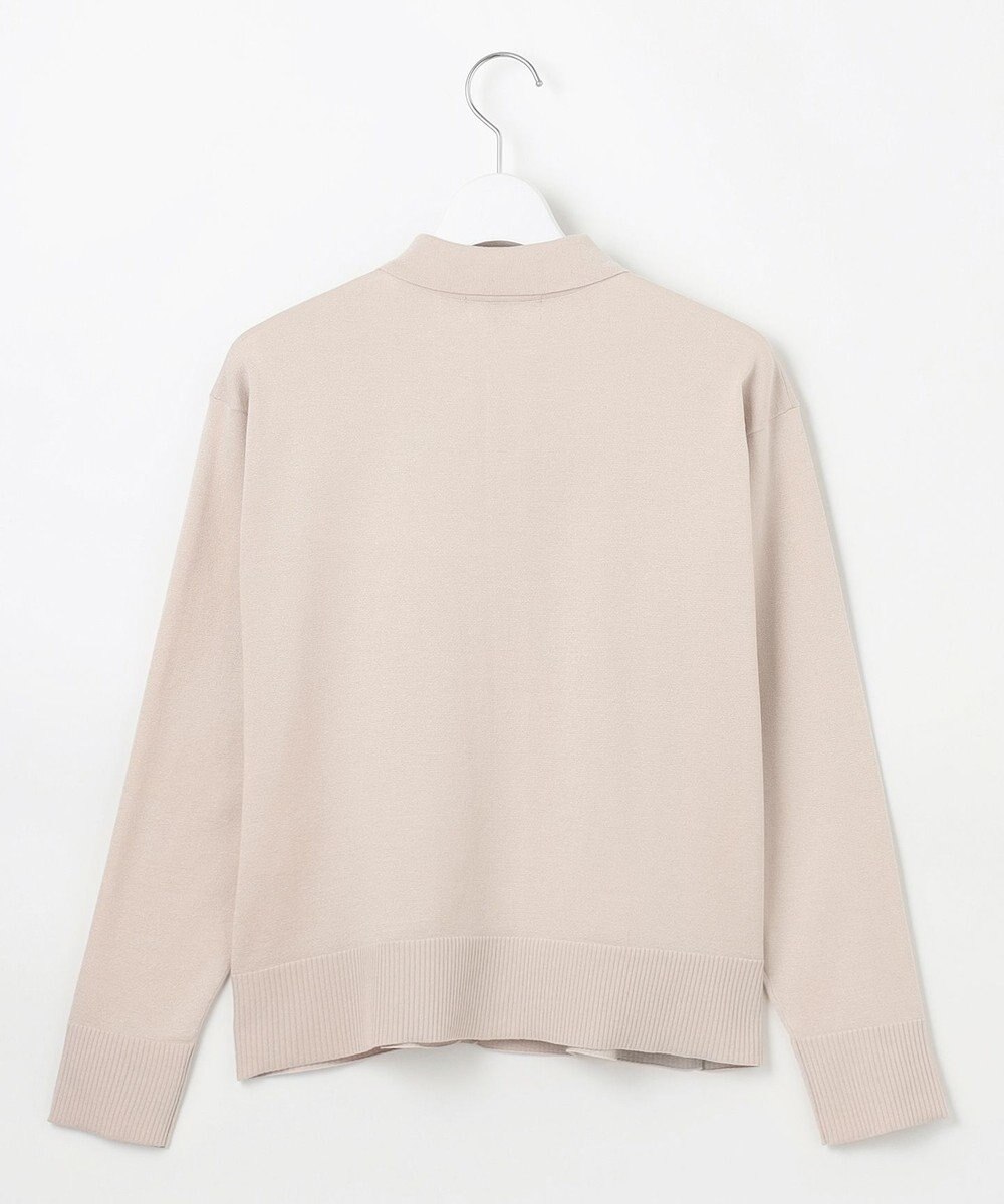 J.PRESS LADIES S 【洗える】ニットポロ カーディガン 