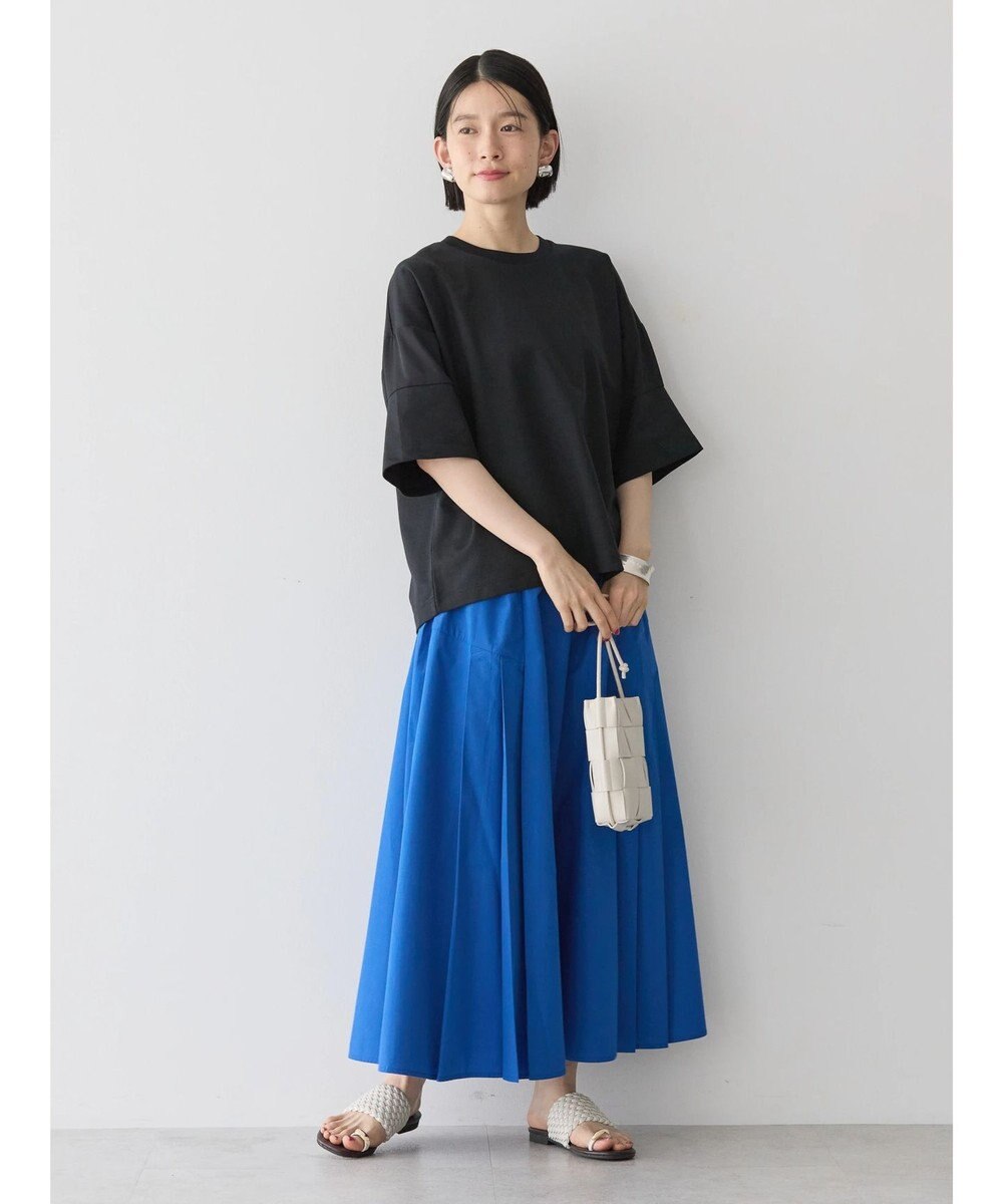 AMERICAN HOLIC 接触冷感タックフレアスカート 