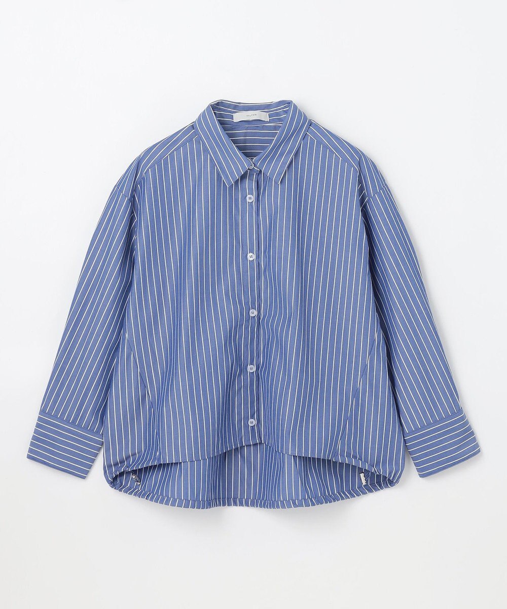 ANY 【洗濯機可】ストライプドロストシャツ 