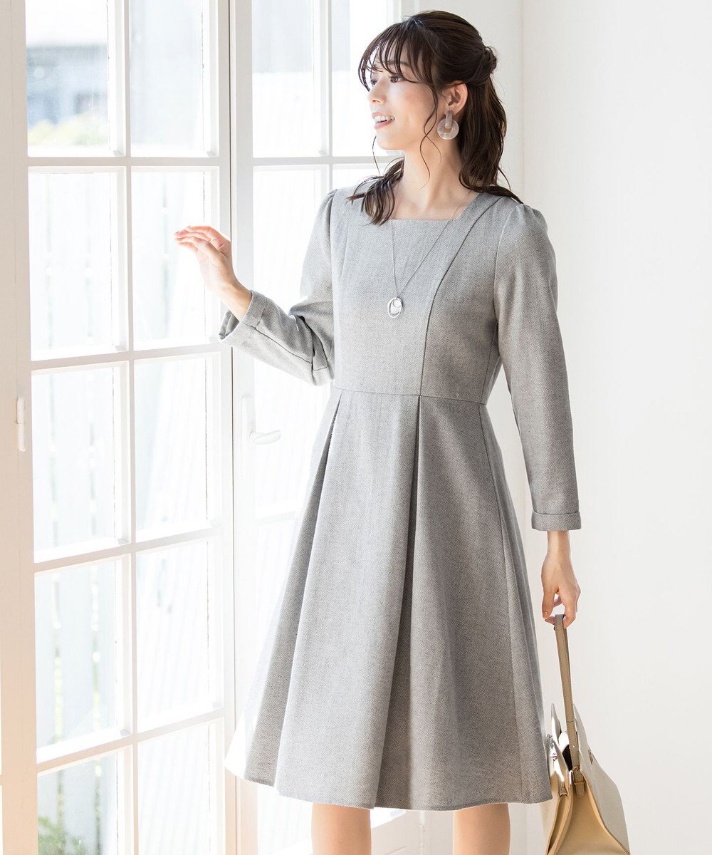 洗える 品格漂うヘリンボンフレアワンピース Tiaclasse ファッション通販 公式通販 オンワード クローゼット 洗える 品格漂うヘリンボンフレアワンピース Tiaclasse ファッション通販 公式通販 オンワード クローゼット