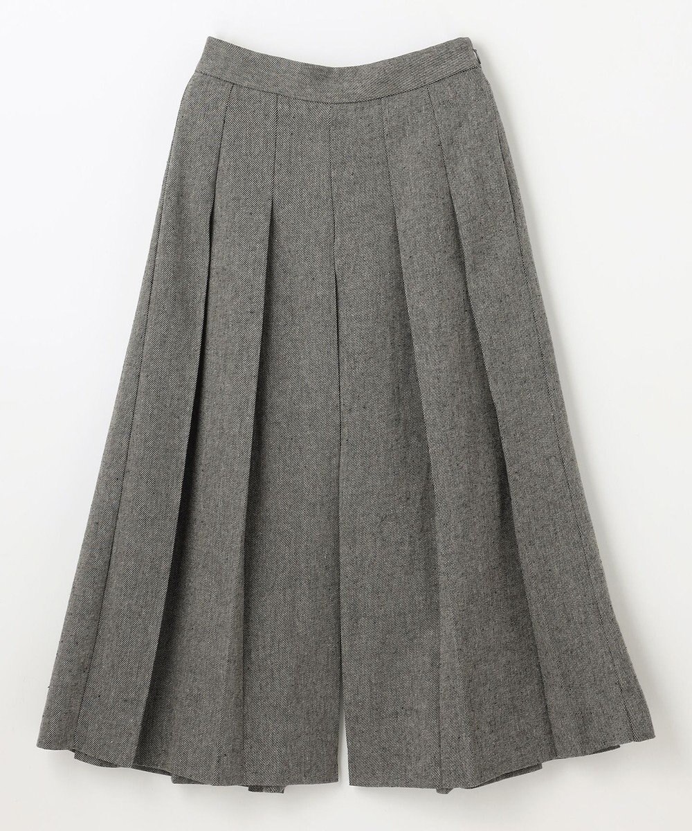 ANY 【手洗い可/ウエストゴム】タックワイドパンツ 