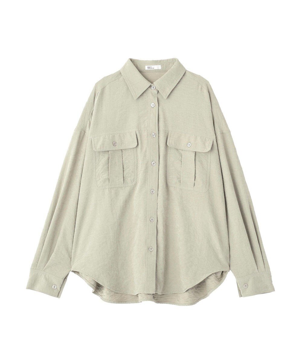 CRAFT STANDARD BOUTIQUE とろみワークシャツ 