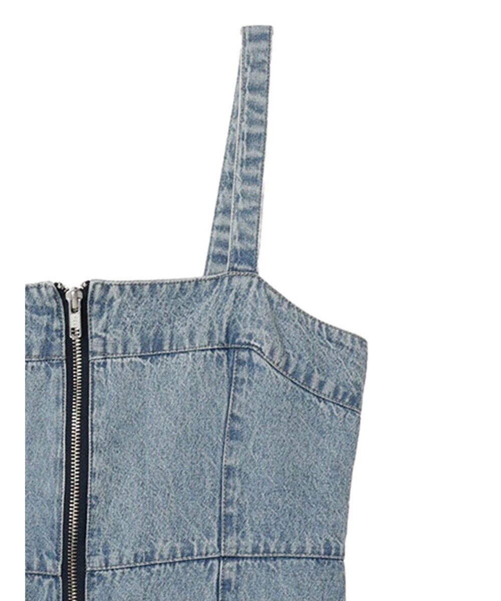 Green Parks ・ＥＬＥＮＣＡＲＥ　ＤＵＥ　デニム　Ｗ　ＺＩＰジャンスカ 