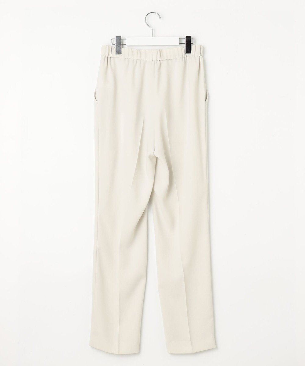 23区 L 【新色追加/洗える】ストレッチジョーゼット テーパード パンツ 