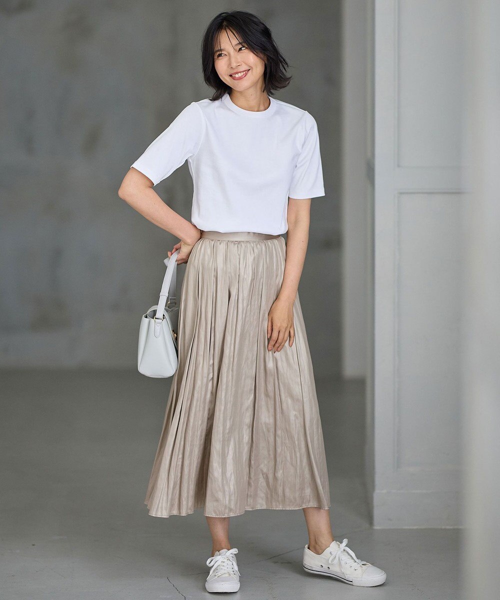 ANY L 【UVケア】マルチファンクションベーシックTシャツ 