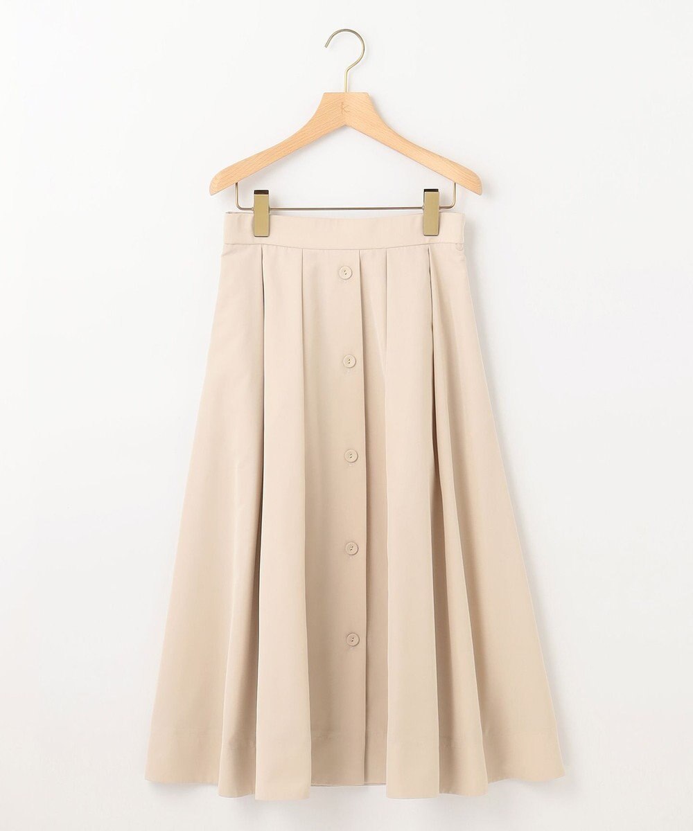 組曲 カラータフタベルト付き スカート 