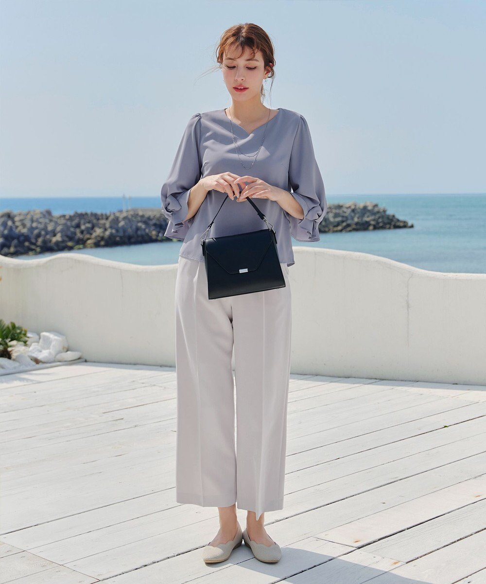 Tiaclasse 【ダブルクロス】ワイドパンツ 