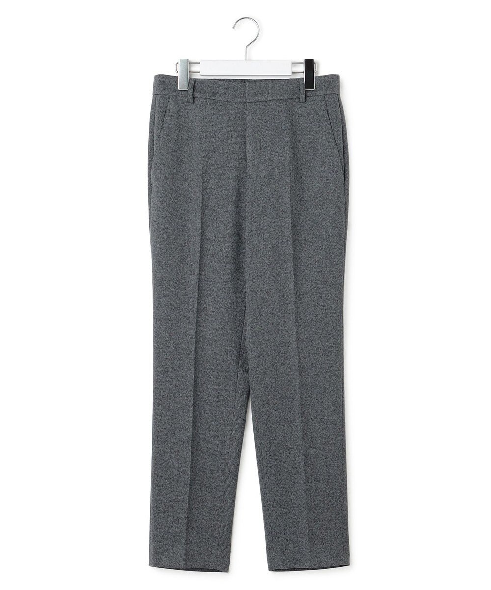 23区 【洗える】ウールライクカルゼ テーパードパンツ 