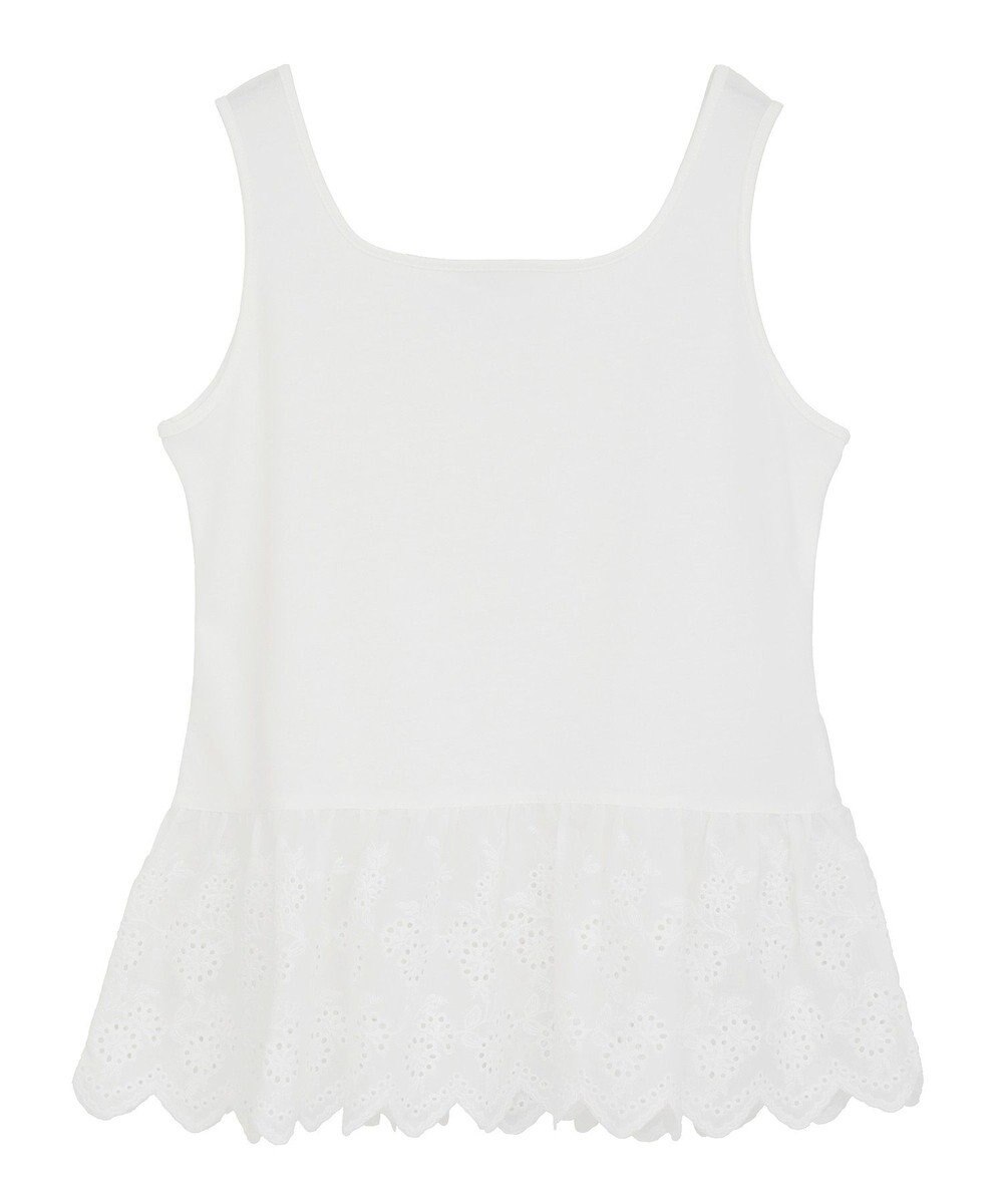 earth music&ecology コットンレースヘムインナー 