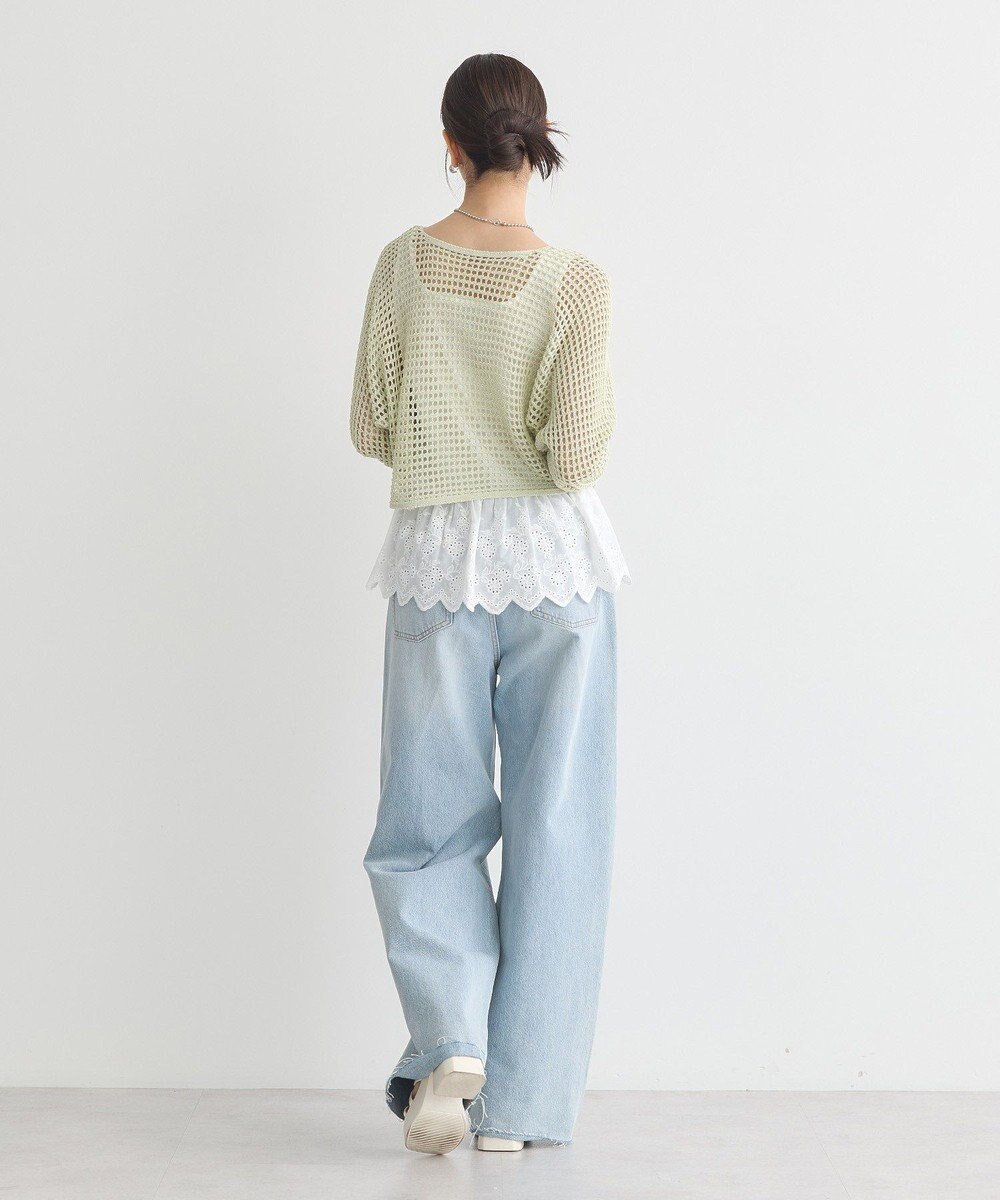 earth music&ecology コットンレースヘムインナー 