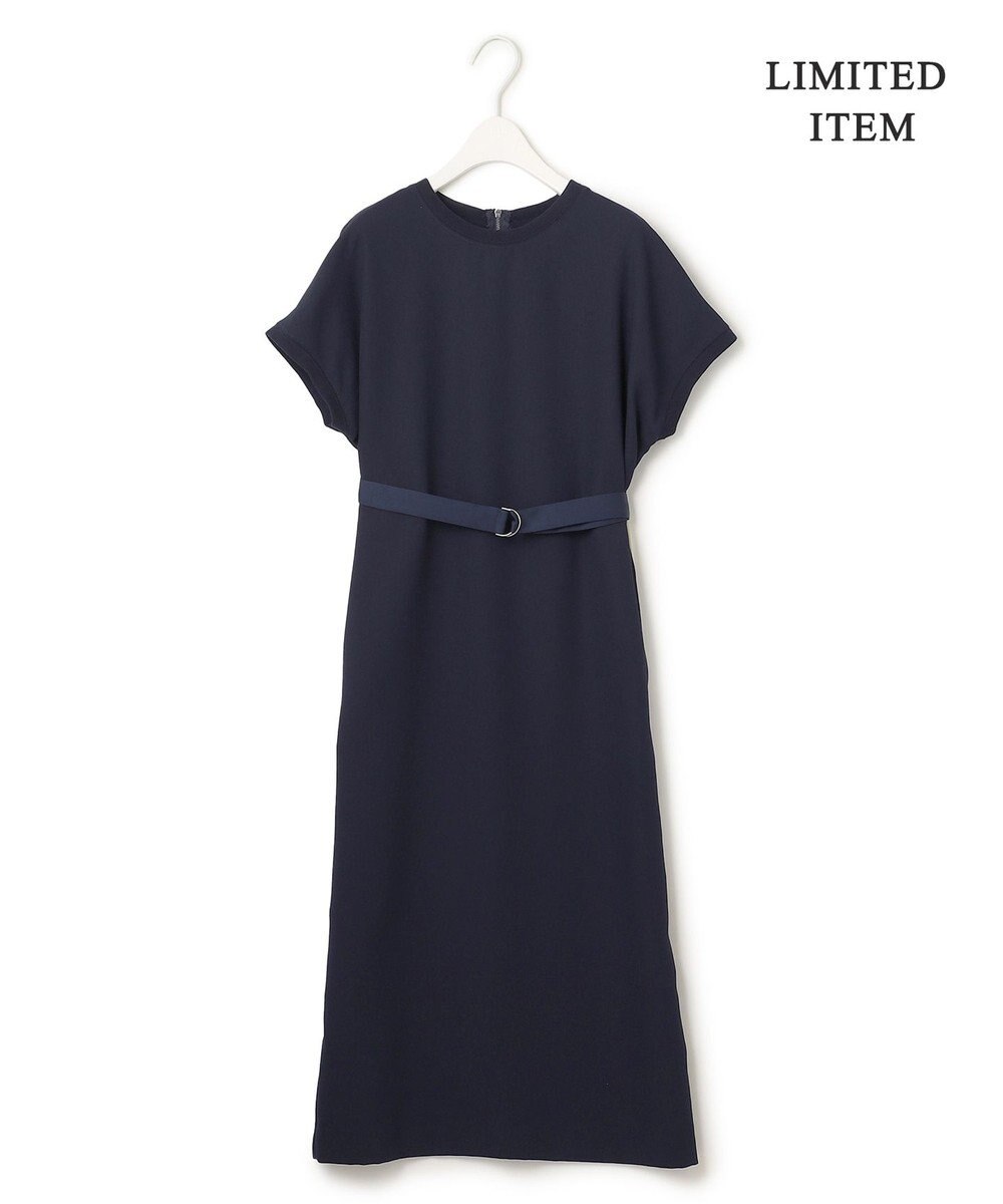 ICB L 【WEB限定・接触冷感・UVケア・速乾・洗える】FluidBackSatin ワンピース 