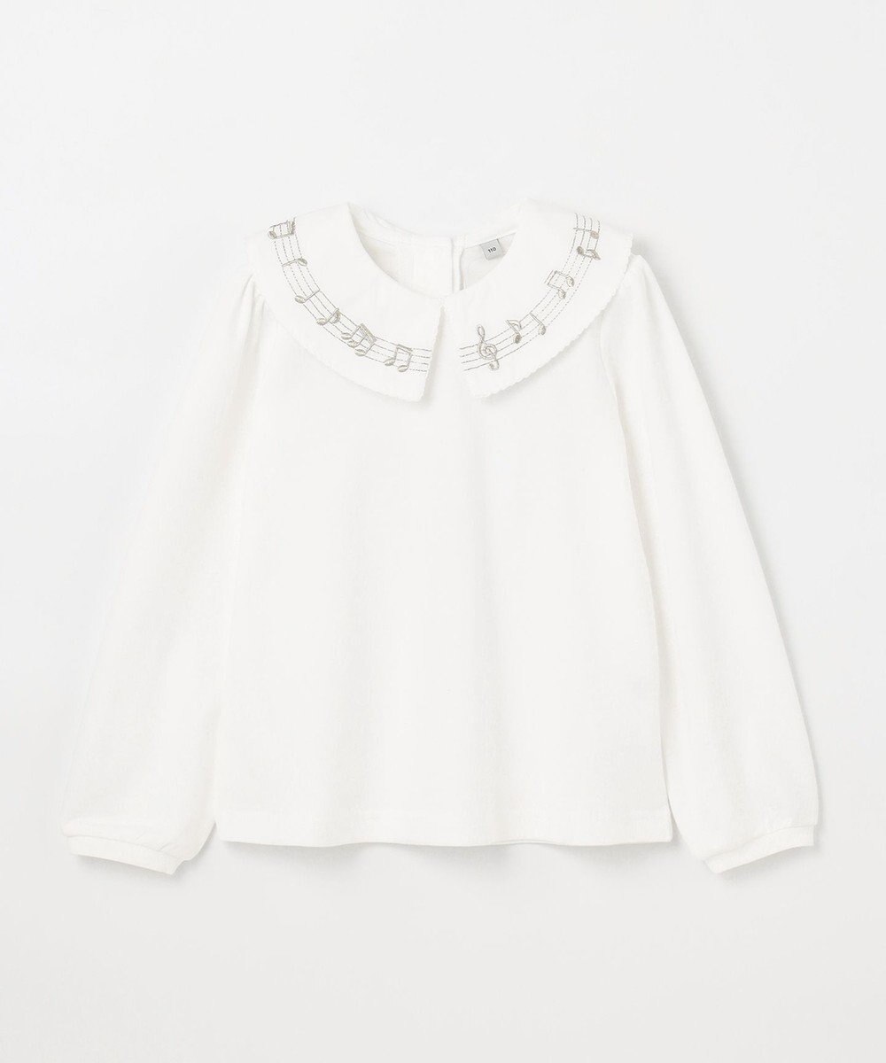 ANY KIDS 音符＆鍵盤デザインブラウス 