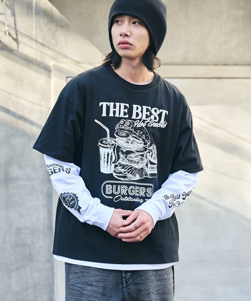 WEGO 【ユニセックス着用ITEM】グラフィックアンサンブルT（LS） 