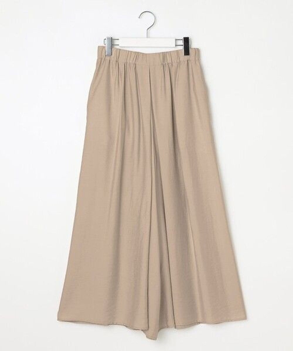 自由区 S 【カタログ掲載・ご好評アイテム・累計2500本・新色追加・ウエストゴム・セットアップ対応】エアリーツイルキュロット パンツ 