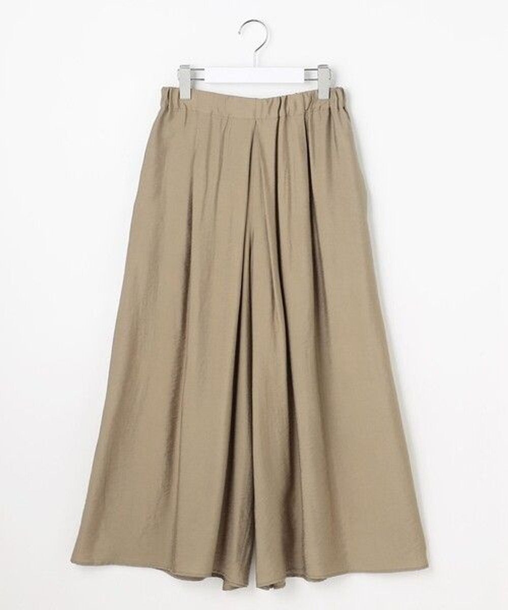 自由区 S 【カタログ掲載・ご好評アイテム・累計2500本・新色追加・ウエストゴム・セットアップ対応】エアリーツイルキュロット パンツ 