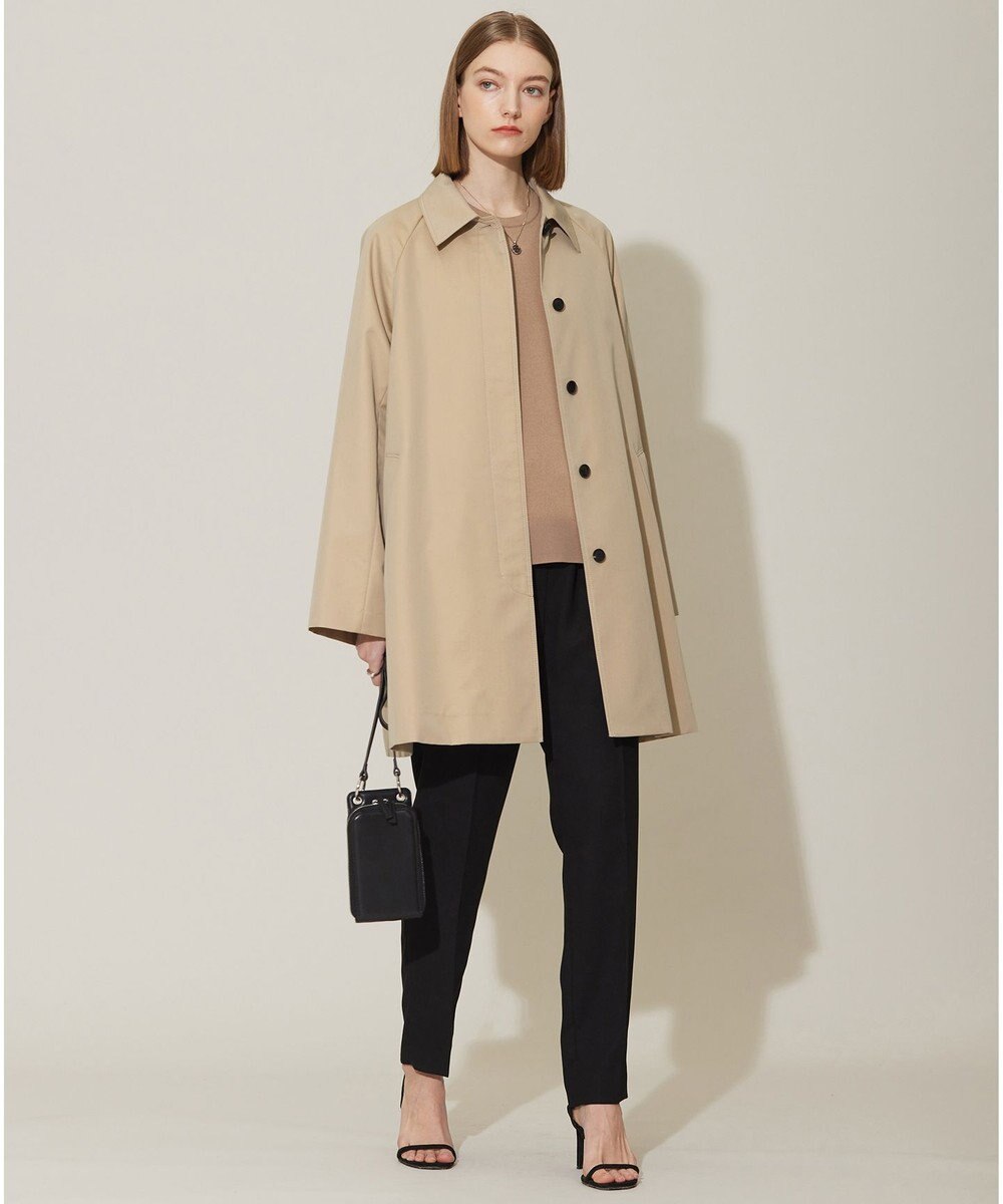 ICB 【撥水加工】ＴＣシャンブレーツイル ステンカラーコート 