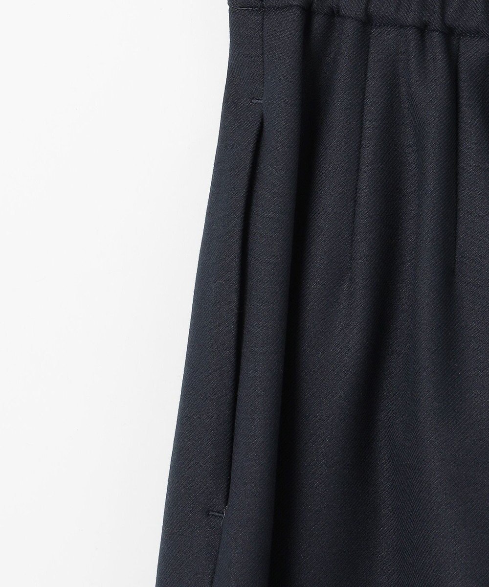 #Newans 【洗える】スラントフロントコクーンパンツ 