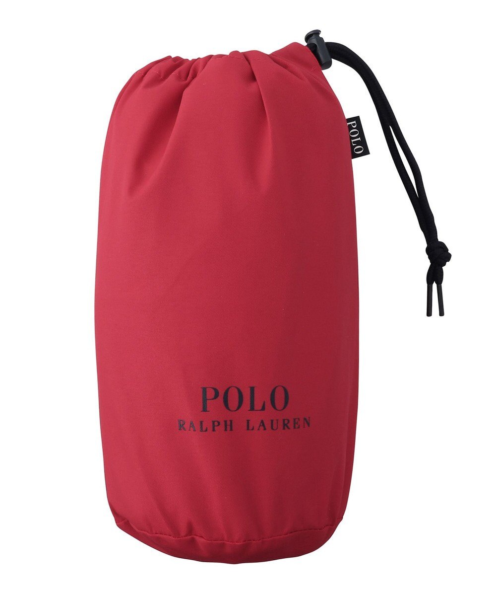 MOONBAT POLO RALPH LAURENRL パイピングレインポンチョ 無地 75デニール 収納袋付き 