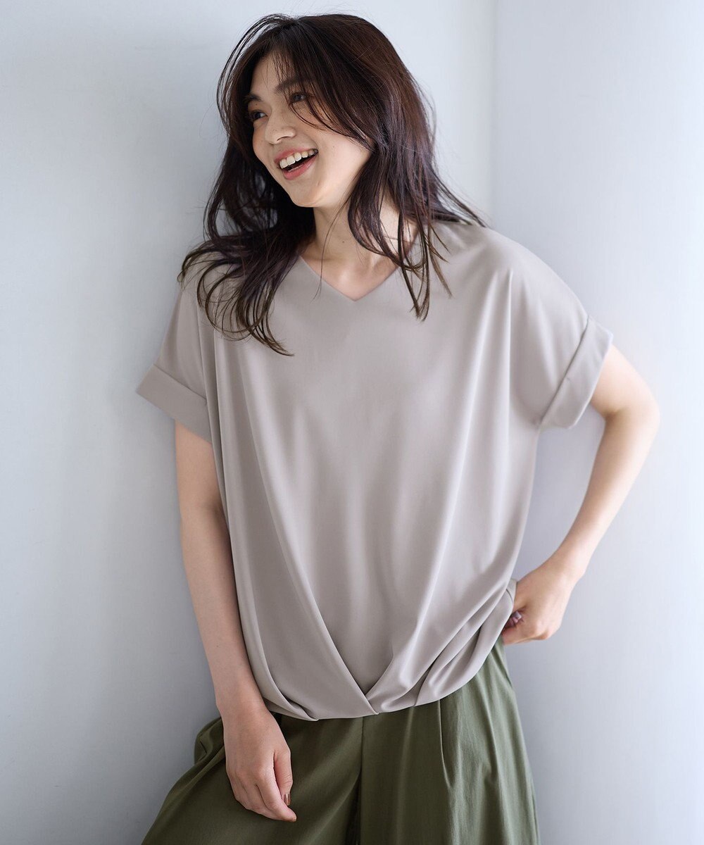 ANY カシュクールTシャツ 