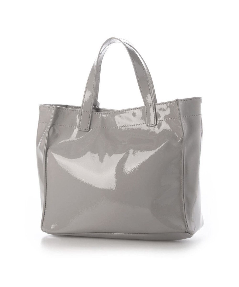 UNBILLION カシュカシュ cachecache / ソフトエナメルスクエア手提げトートS 