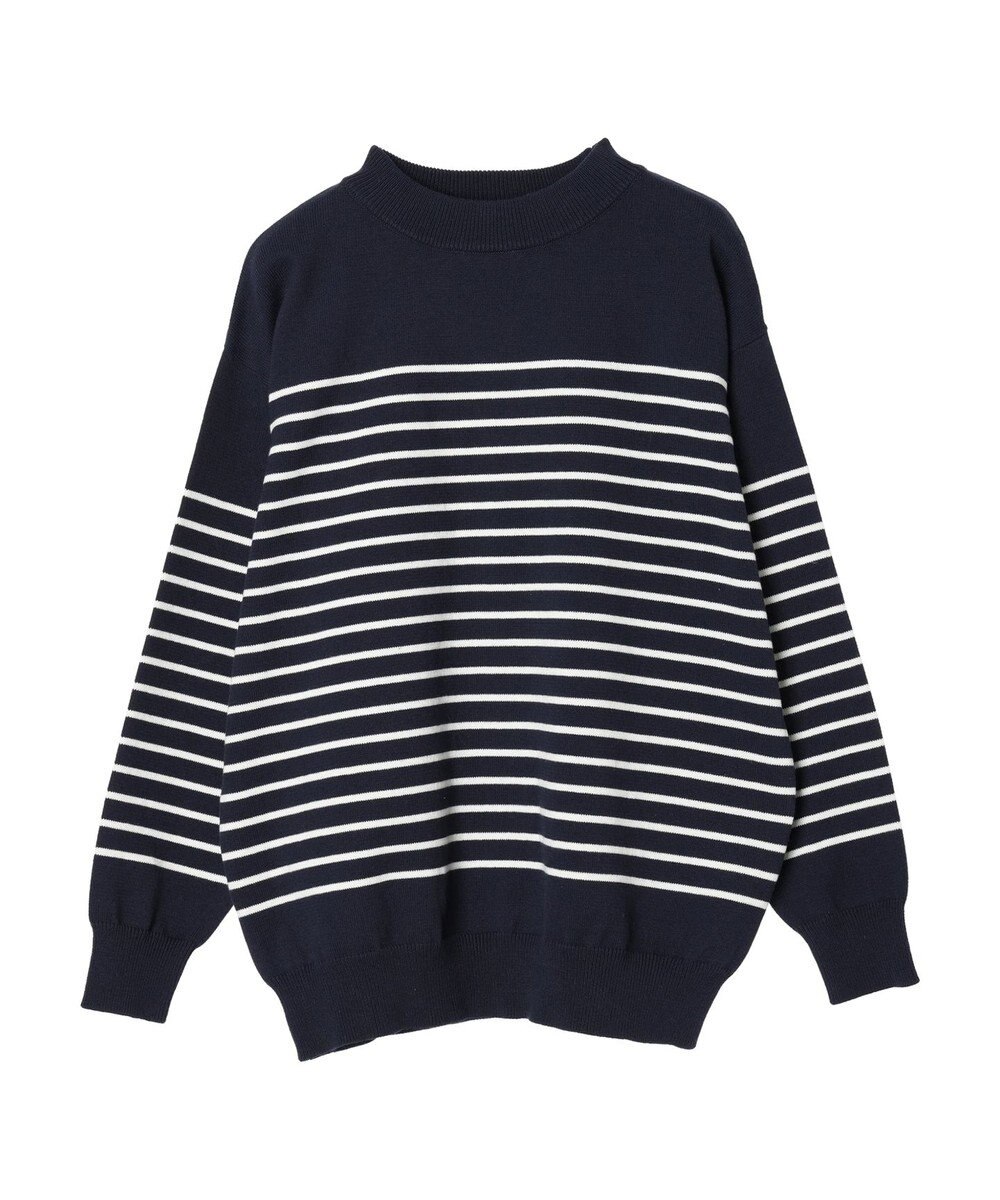 CRAFT STANDARD BOUTIQUE パネルボーダーニットプルオーバー 