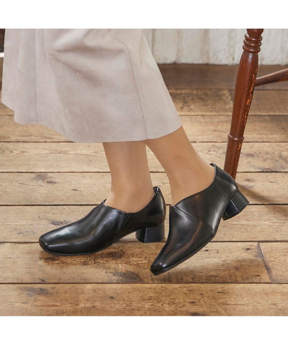 ing <ing>【WEB限定】【サスティナブルシリーズ】甲深デザインパンプス 