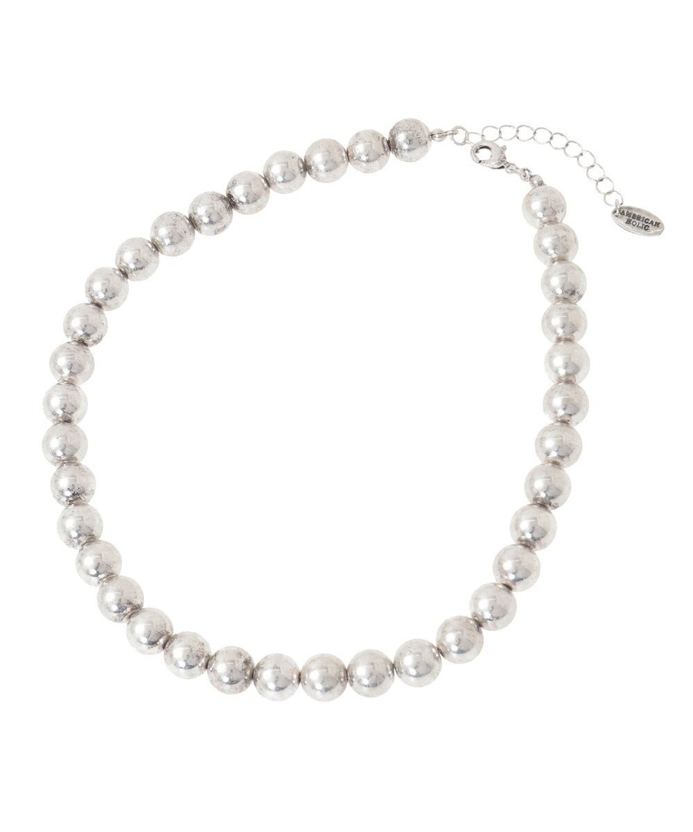 AMERICAN HOLIC メタルボールショートネックレス 