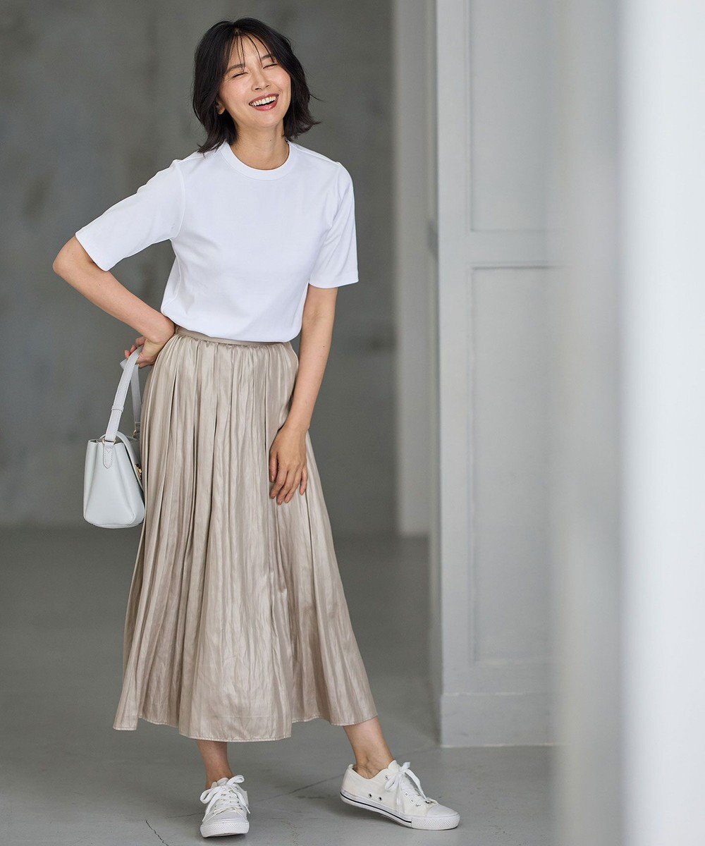 ANY L 【UVケア】マルチファンクションベーシックTシャツ 