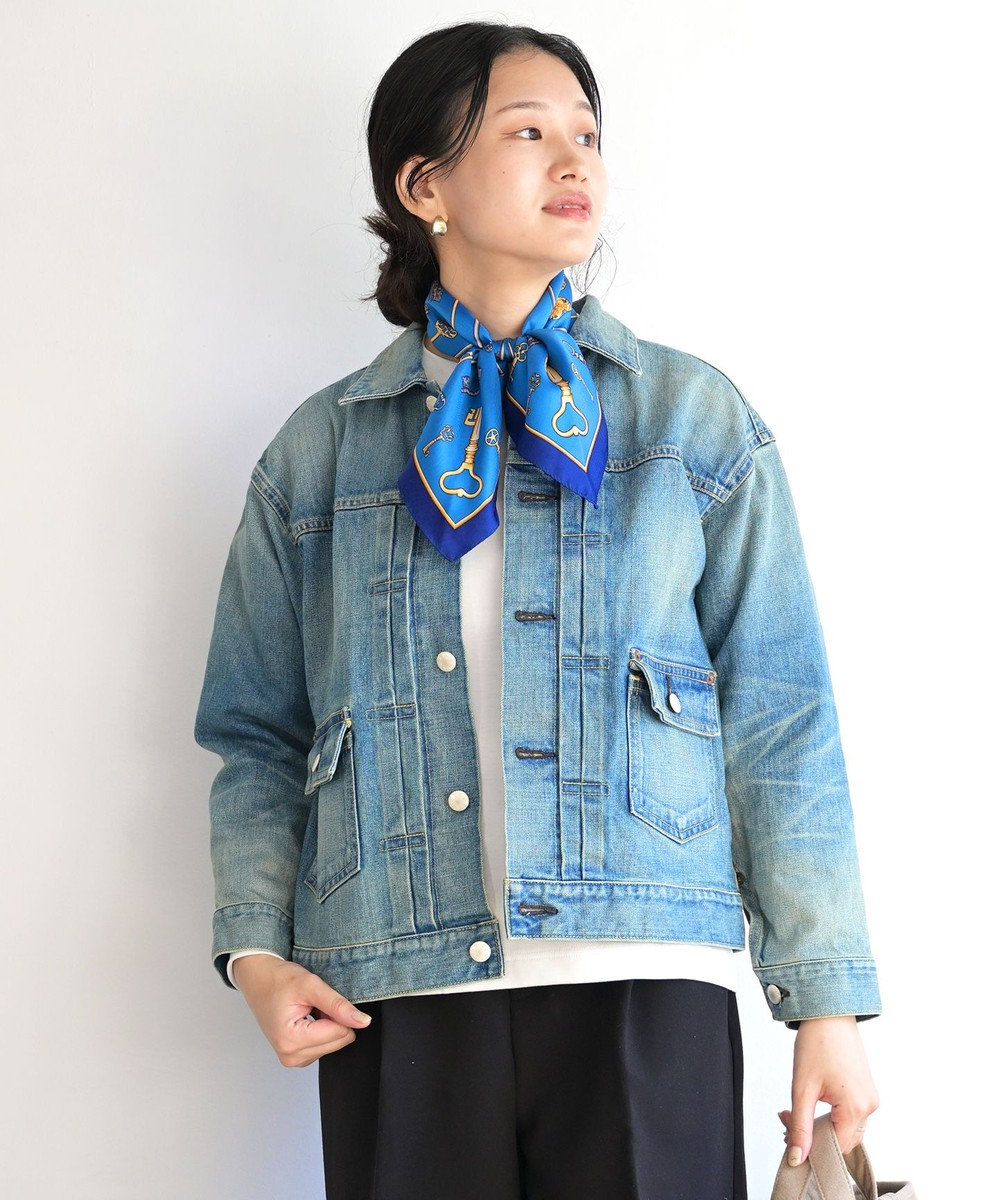 caqu 【洗える/ストレッチ】modern jacket type 2nd. デニムジャケット USED WASH 3years