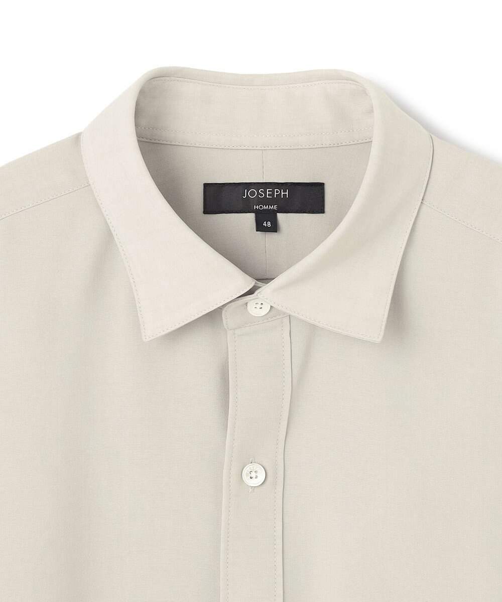 JOSEPH HOMME 新素材【シワになりにくい】テクノボイルストレッチ レギュラーカラーシャツ 