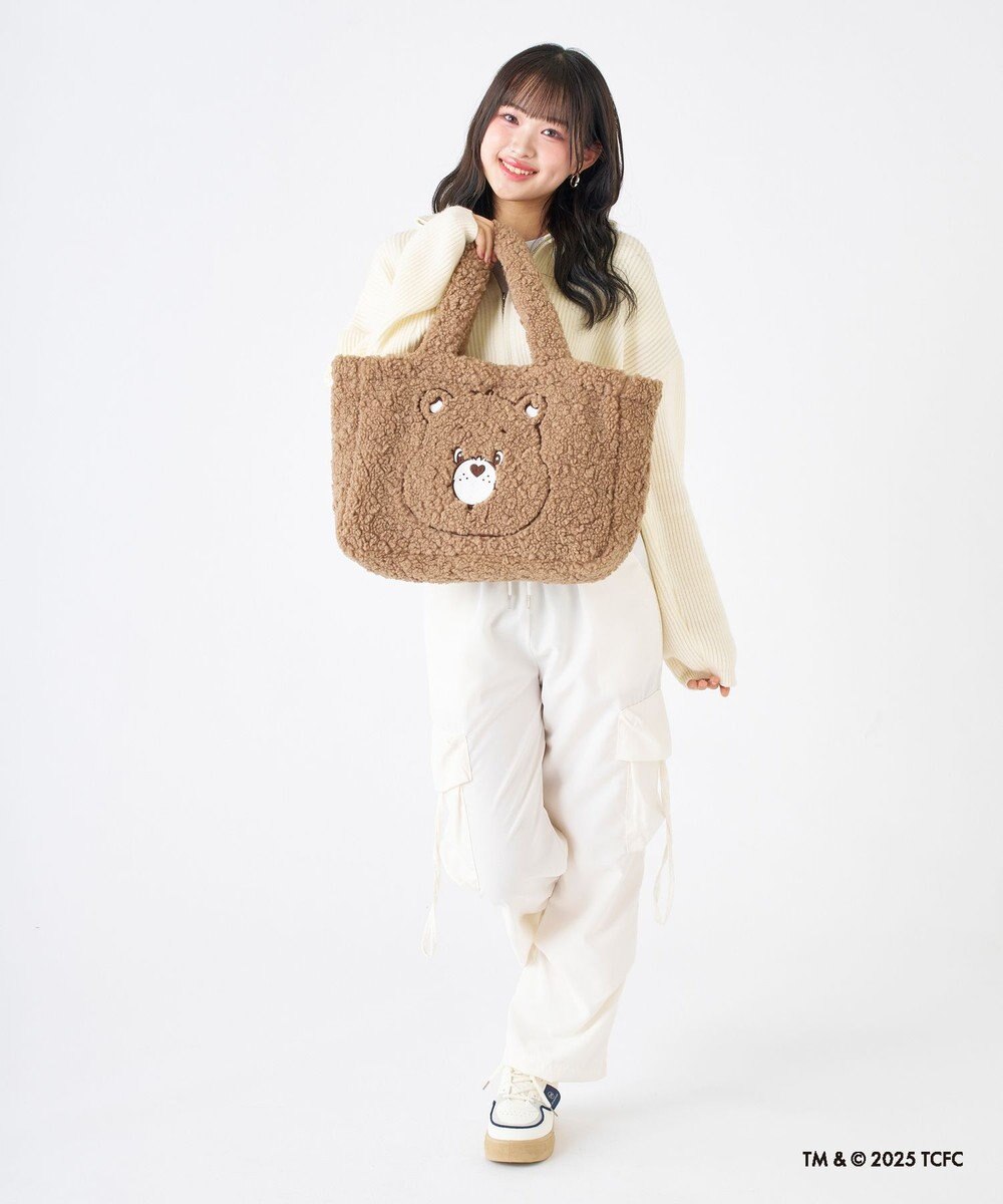 MOONBAT Care Bears(ケアベア) ボアバッグ B4サイズ 手洗い可能 ファイファー 