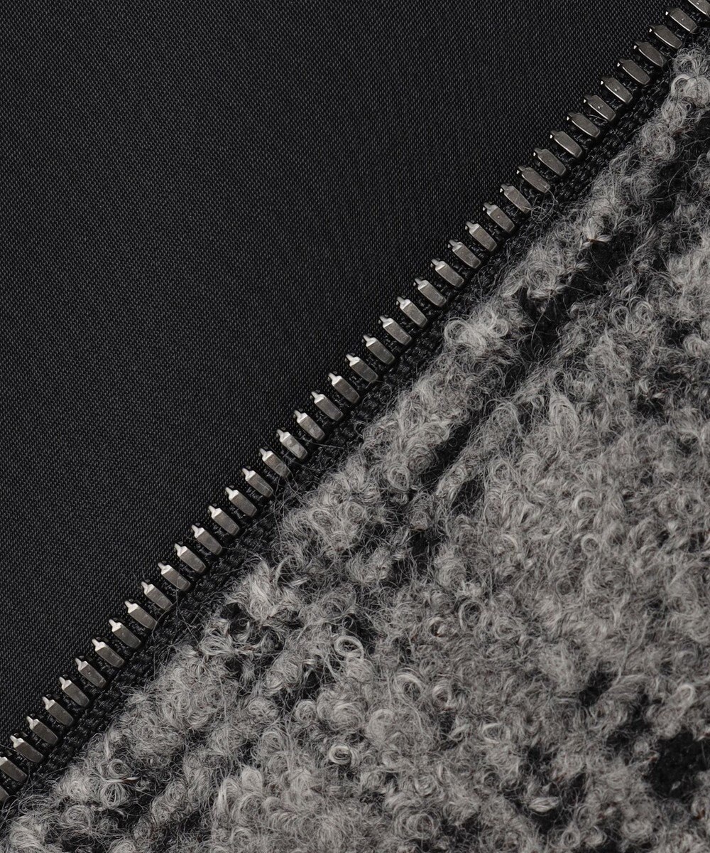 JOSEPH HOMME レザーブロックブークレ　ブルゾン 