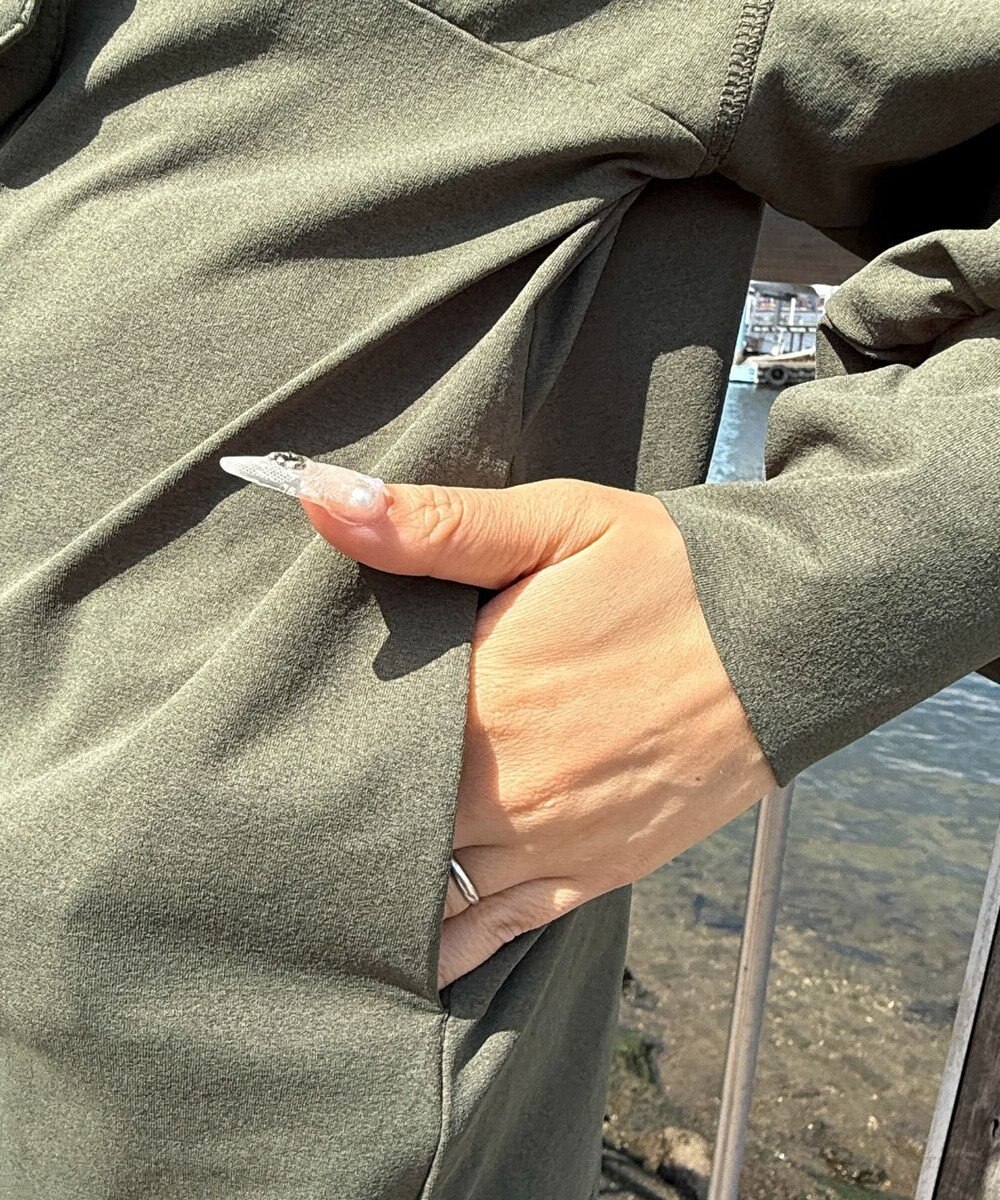 WEGO 【UVカット/吸水速乾/水陸両用/ラッシュガード】ハーフジップアノラックパーカー 