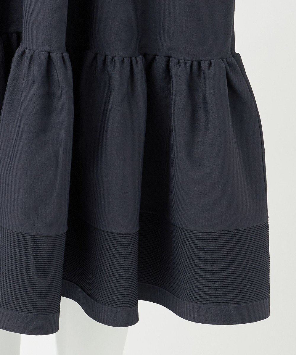 23区 L 【R(アール)】フォルムニット ティアード ワンピース 