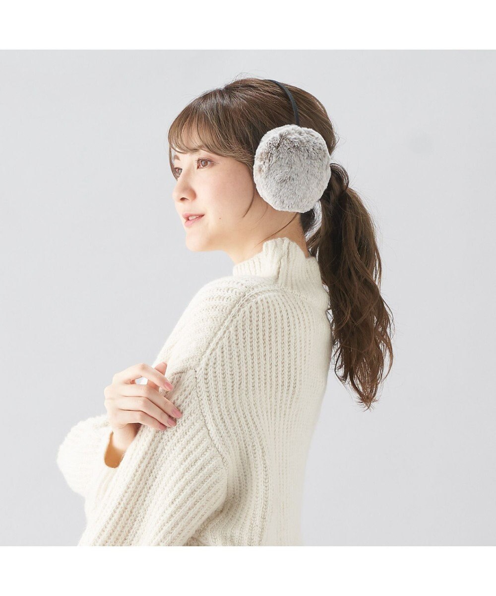 MOONBAT ふわもこ ハスキーモチーフ イヤマフ 