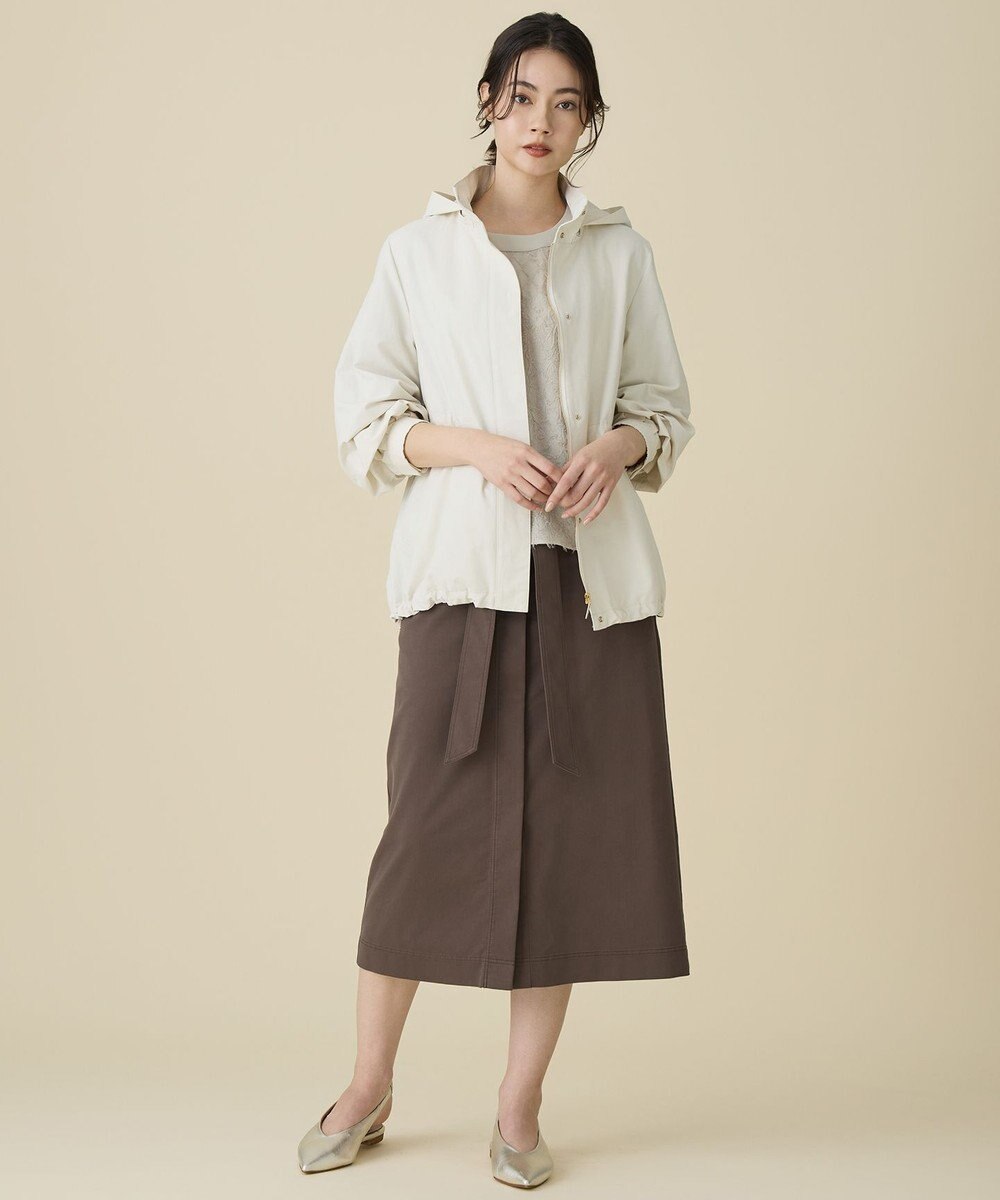 自由区 L 【セットアップ対応】ワッシャーカットジャカード ブラウス 