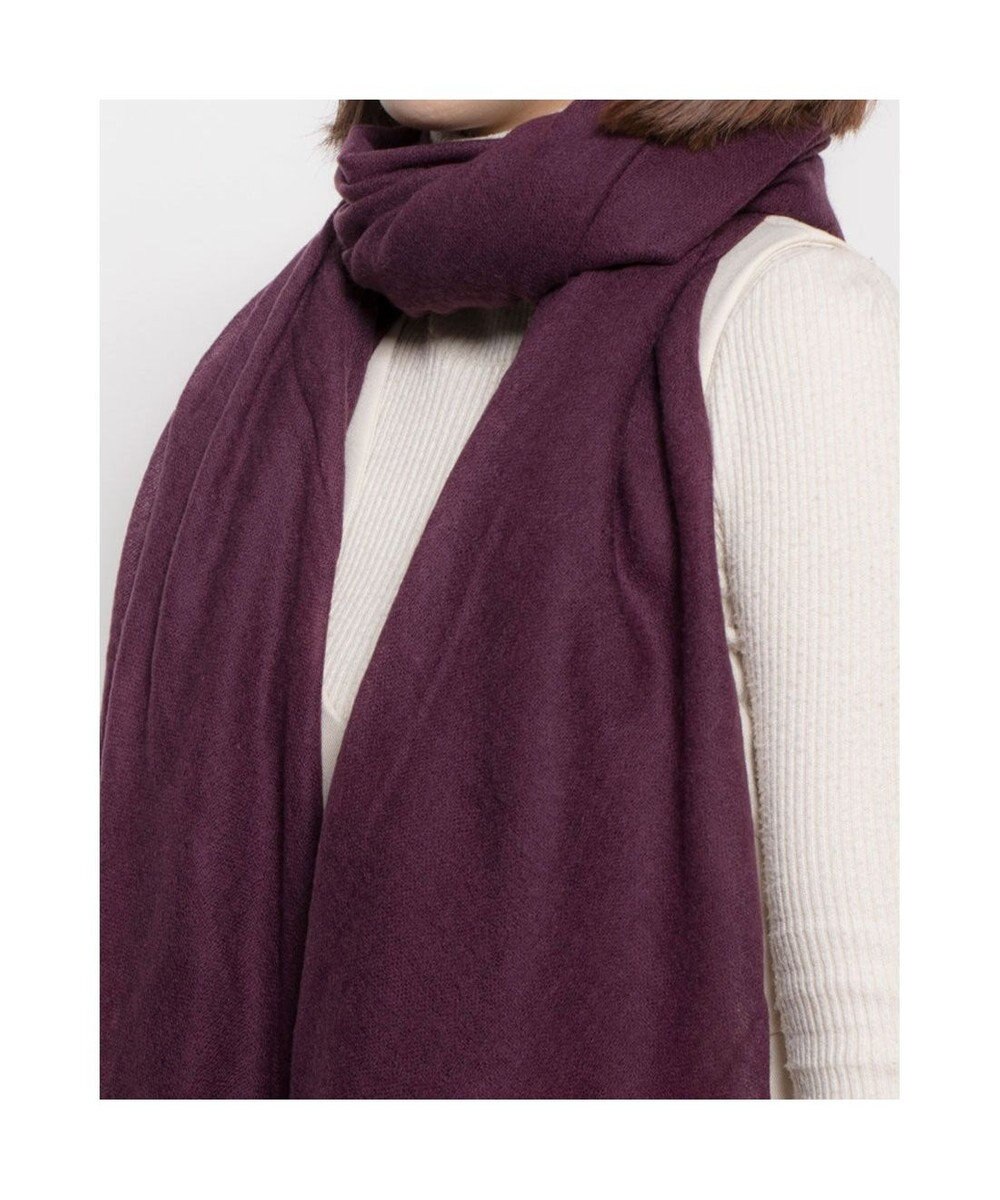 UNBILLION カシュネ cache nez / カシミヤエアリー無地ストール 
