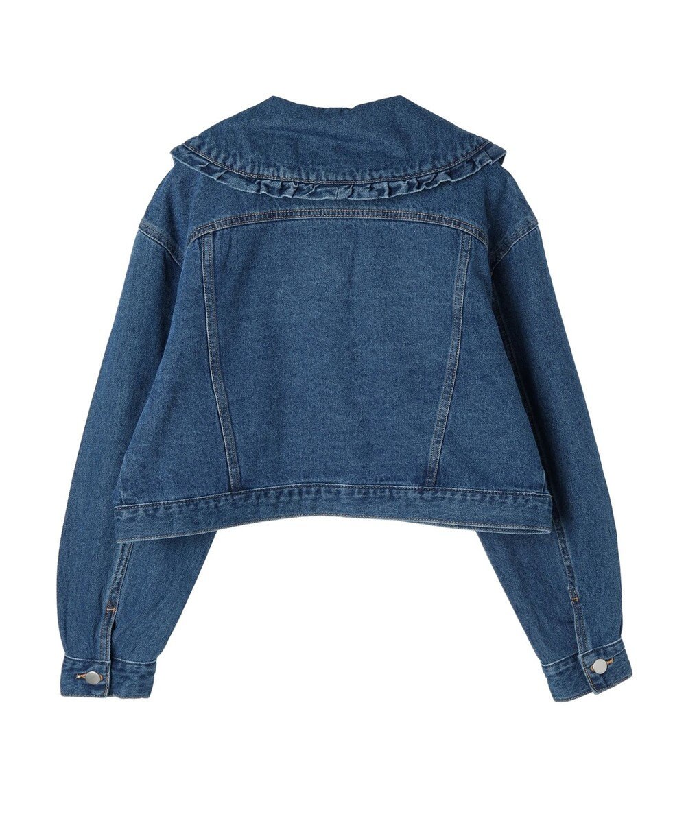 Green Parks ・Ｄｏｕｂｌｅ　Ｆｌａｇｓ　　フリルカラーＧジャン 