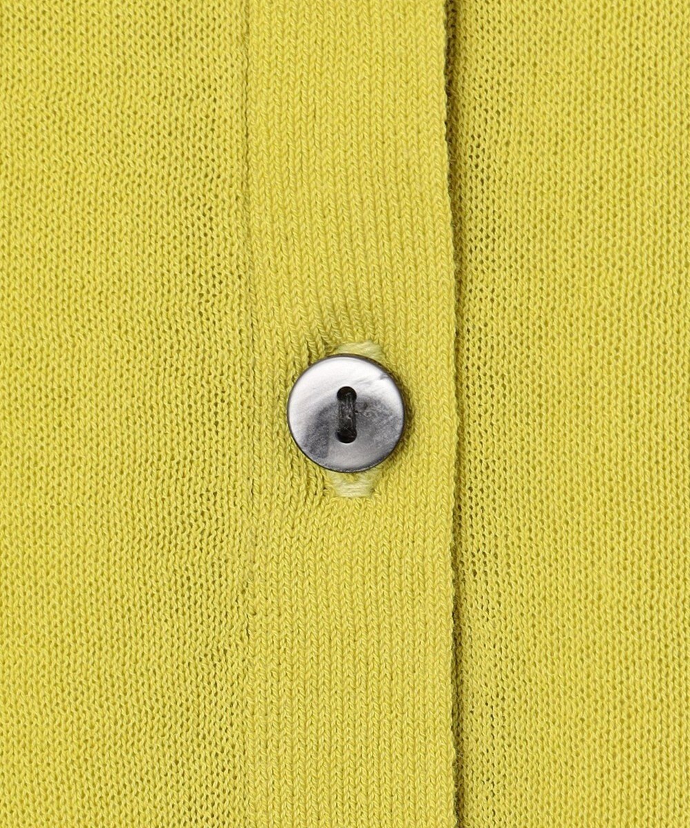 UNFILO 【洗える/接触冷感】 フロスティコットン クロップドカーディガン 