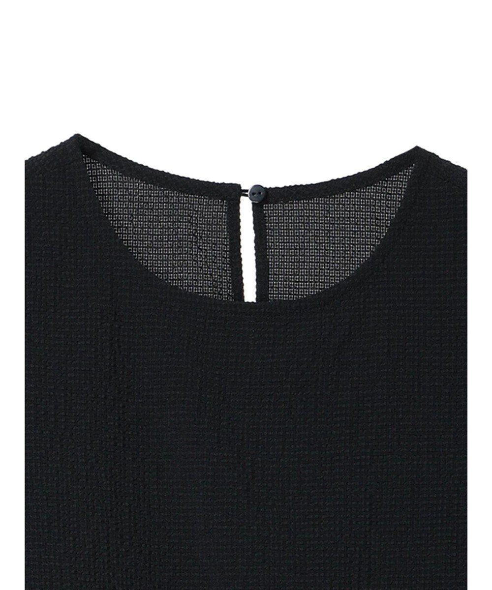 Green Parks 異素材レイヤードノースリーブブラウス 