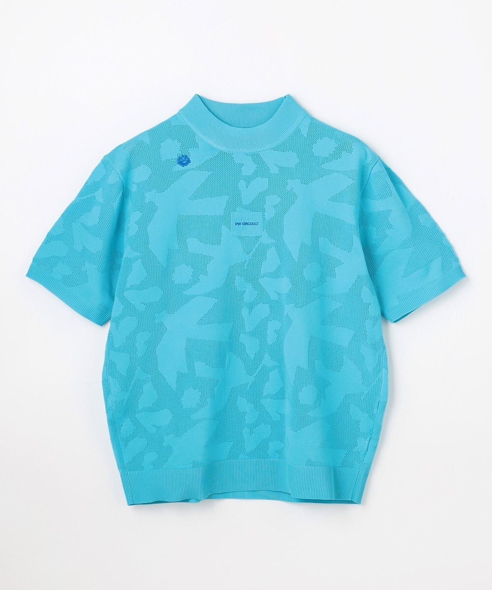 PW CIRCULUS 【MEN】ＤＯＶＥモチーフ ニットモックネック ゴルフ 