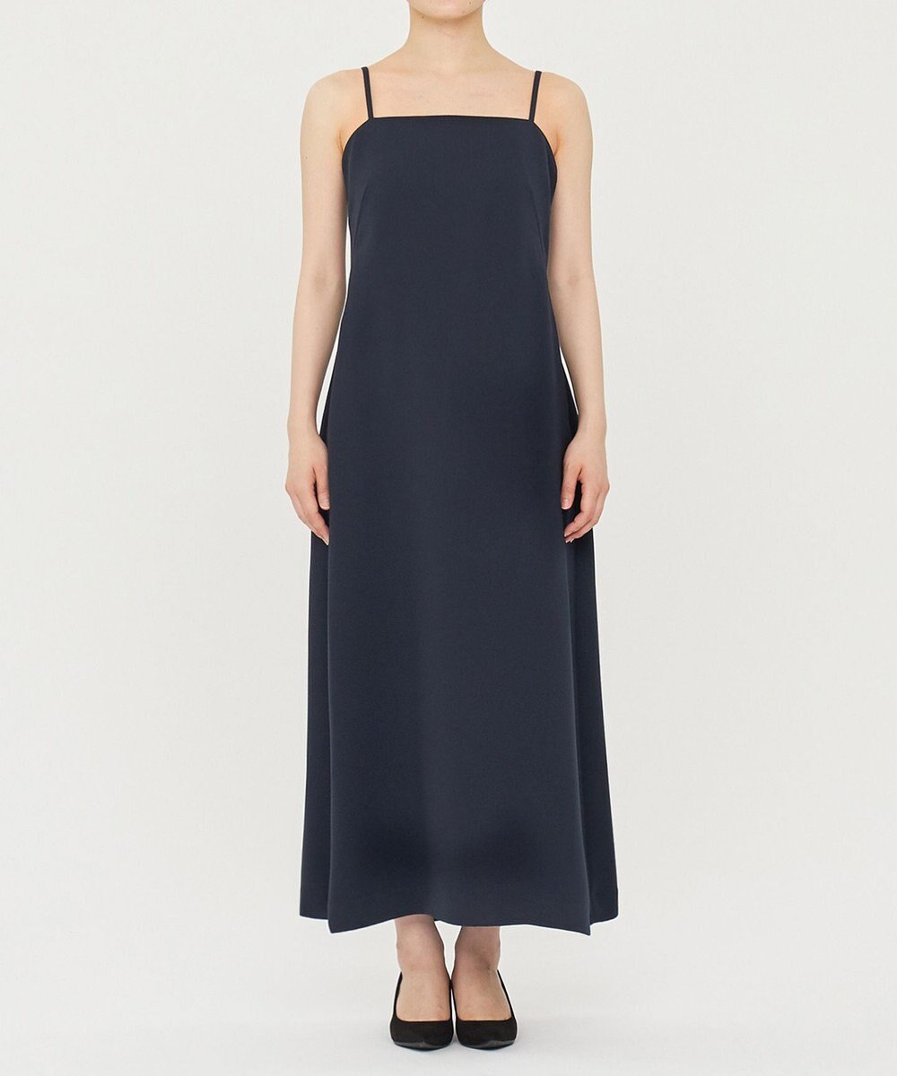 uncrave 【防シワ・洗濯機洗い可】ウォッシャブルダブルクロス キャミワンピース（uncrave STANDARD） 